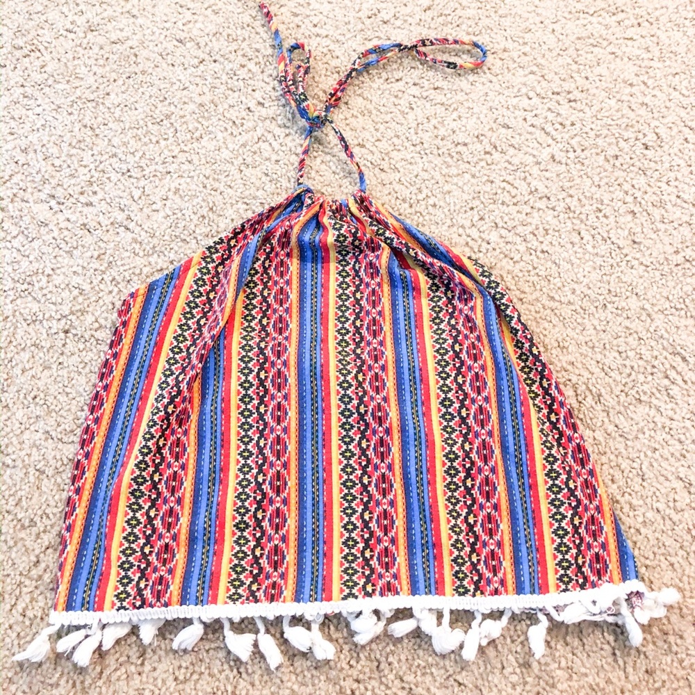 Multicolored summer top